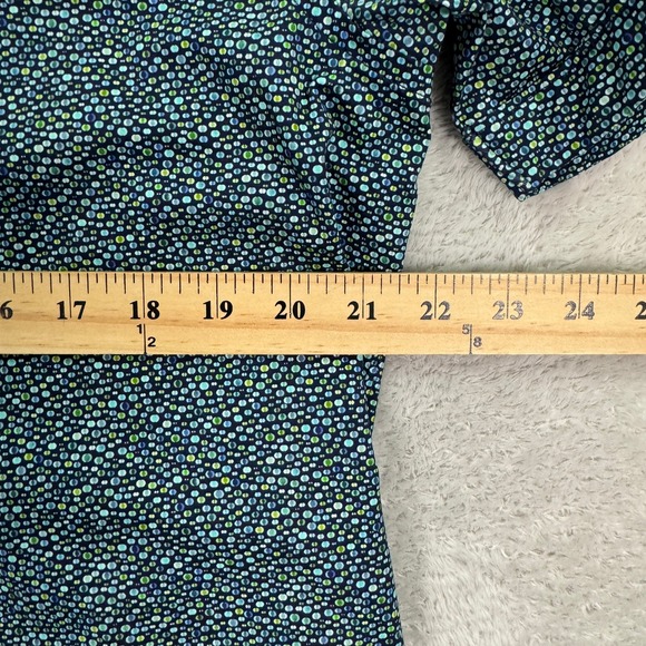 BUGATCHI Mens Large Short Sleeve Button Down Shirt Comfort Stretch Geometric EUC - Picture 4 of 6